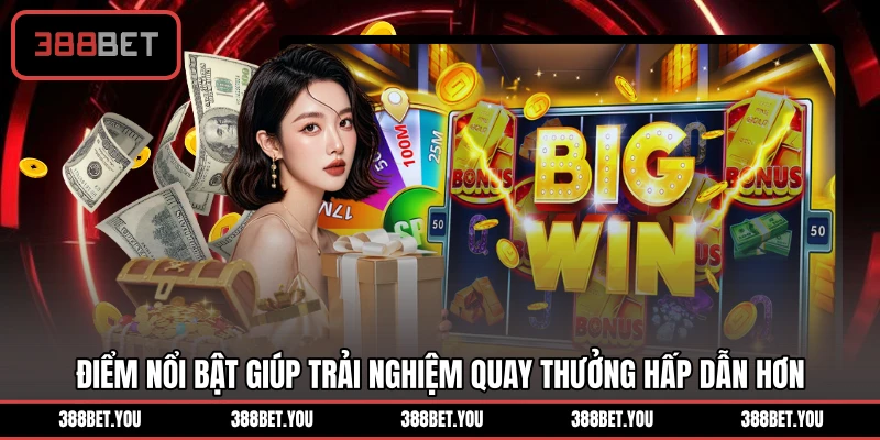 Điểm nổi bật giúp trải nghiệm quay thưởng hấp dẫn hơn